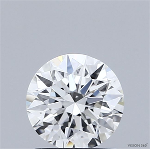 Picture of Natural Diamond 1.01 Carats, Round with Excellent Cut, I Color, SI1 Clarity and Certified by GIA