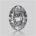 Natural Diamond 2.01 Carats, Oval with  Cut, D Color, VS1 Clarity and Certified by GIA