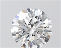 Lab Grown Diamond 1.32 Carats, Round with Ideal Cut, D Color, VVS2 Clarity and Certified by IGI