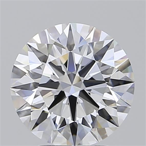 Picture of Lab Grown Diamond 3.08 Carats, Round with Ideal Cut, D Color, IF Clarity and Certified by IGI