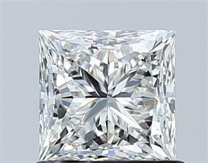 Picture of Natural Diamond 1.01 Carats, Princess with  Cut, G Color, VS1 Clarity and Certified by GIA