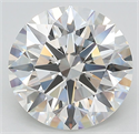 Del inventario de diamantes de laboratorio, 4.21 quilates, Redondo , Color F, claridad IF y certificado IGI