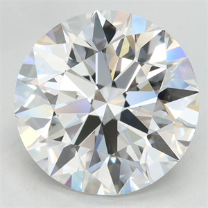 Picture of Lab Grown Diamond 4.06 Carats, Round with Ideal Cut, E Color, VVS1 Clarity and Certified by IGI