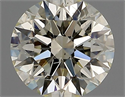 Natural Diamond 0.71 Carats, Round with Excellent Cut, J Color, SI1 Clarity and Certified by IGI