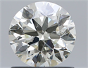Natural Diamond 1.00 Carats, Round with Very Good Cut, L Color, SI2 Clarity and Certified by GIA