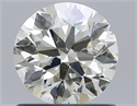Natural Diamond 1.00 Carats, Round with Very Good Cut, L Color, SI2 Clarity and Certified by GIA