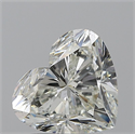 Natural Diamond 2.50 Carats, Heart with  Cut, J Color, SI1 Clarity and Certified by GIA