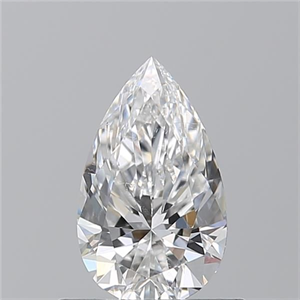 Picture of Natural Diamond 0.70 Carats, Pear with  Cut, E Color, SI1 Clarity and Certified by GIA