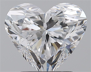 Picture of Natural Diamond 1.90 Carats, Heart with  Cut, D Color, VS1 Clarity and Certified by GIA