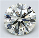 Diamante Natural 2.21 quilates, Redondo , Color N, claridad VVS2 y certificado GIA