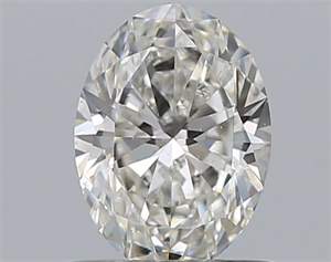 Foto Diamante Natural 0.60 quilates, Ovalado , Color H, claridad VS2 y certificado GIA de
