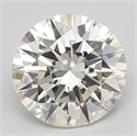 Natural Diamond 0.70 Carats, Round with Excellent Cut, J Color, VVS2 Clarity and Certified by GIA