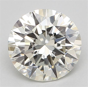 Picture of Natural Diamond 0.70 Carats, Round with Excellent Cut, J Color, VVS2 Clarity and Certified by GIA