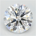 Lab Grown Diamond 2.47 Carats, Round with Ideal Cut, D Color, IF Clarity and Certified by IGI