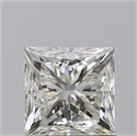 Natural Diamond 1.20 Carats, Princess with  Cut, L Color, SI1 Clarity and Certified by GIA