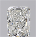 Natural Diamond 1.51 Carats, Radiant with  Cut, H Color, VS2 Clarity and Certified by GIA