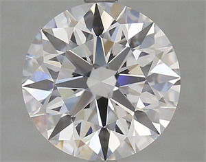 Picture of Lab Grown Diamond 4.00 Carats, Round with Ideal Cut, D Color, VS1 Clarity and Certified by IGI