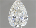 Diamante Natural 0.51 quilates, De pera , Color I, claridad VVS2 y certificado GIA
