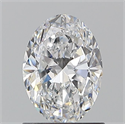 Natural Diamond 1.01 Carats, Oval with  Cut, D Color, VS2 Clarity and Certified by GIA