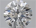 Diamante Natural 1.33 quilates, Redondo , Color E, claridad VVS1 y certificado GIA