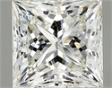 Natural Diamond 1.04 Carats, Princess with  Cut, J Color, VVS2 Clarity and Certified by GIA
