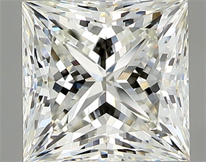 Picture of Natural Diamond 1.04 Carats, Princess with  Cut, J Color, VVS2 Clarity and Certified by GIA