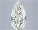 Diamante Natural 4.37 quilates, De pera , Color K, claridad SI1 y certificado HRD