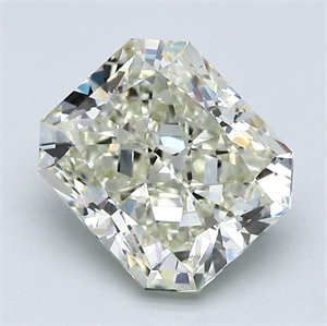 Picture of Natural Diamond 2.10 Carats, Radiant with  Cut, L Color, VS2 Clarity and Certified by GIA