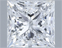 Diamante Natural 1.01 quilates, Princesa , Color E, claridad SI1 y certificado GIA