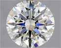 Natural Diamond 3.01 Carats, Round with Excellent Cut, K Color, IF Clarity and Certified by GIA