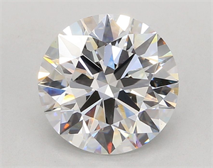 Picture of Lab Grown Diamond 3.53 Carats, Round with Ideal Cut, E Color, VS1 Clarity and Certified by IGI