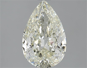 Picture of Natural Diamond 1.80 Carats, Pear with  Cut, K Color, VS1 Clarity and Certified by IGI
