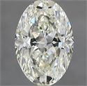 Natural Diamond 1.20 Carats, Oval with  Cut, J Color, VVS2 Clarity and Certified by IGI