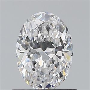 Foto Diamante Natural 0.70 quilates, Ovalado , Color D, claridad VVS2 y certificado GIA de