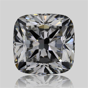 Foto Diamante Natural 2.70 quilates, Del cojín , Color E, claridad VS2 y certificado GIA de