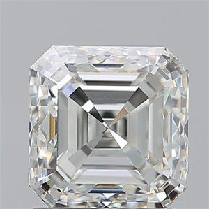 Picture of Natural Diamond 2.02 Carats, Asscher with  Cut, J Color, VS1 Clarity and Certified by GIA