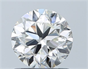 Diamante Natural 0.90 quilates, Redondo , Color I, claridad VVS2 y certificado GIA