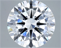 Lab Grown Diamond 6.01 Carats, Round with Excellent Cut, F Color, VVS2 Clarity and Certified by IGI