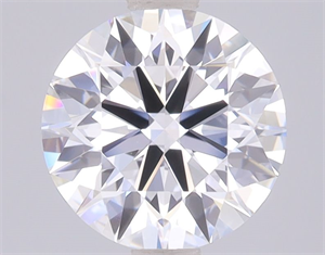 Picture of Lab Grown Diamond 2.00 Carats, Round with Ideal Cut, E Color, IF Clarity and Certified by IGI