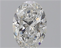 Natural Diamond 0.70 Carats, Oval with  Cut, E Color, VS2 Clarity and Certified by GIA