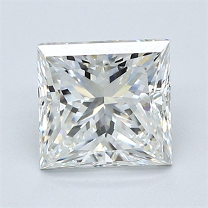 Foto Diamante Natural 1.50 quilates, Princesa , Color I, claridad VVS1 y certificado GIA de