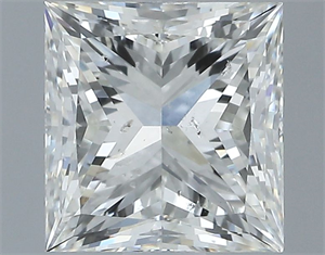 Foto Diamante Natural 1.50 quilates, Princesa , Color I, claridad SI2 y certificado GIA de