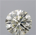 Diamante Natural 0.75 quilates, Redondo , Color N, claridad SI1 y certificado GIA