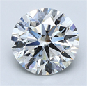 Diamante Natural 3.01 quilates, Redondo , Color G, claridad SI1 y certificado GIA