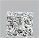 Natural Diamond 1.21 Carats, Princess with  Cut, J Color, VS1 Clarity and Certified by GIA