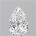Diamante Natural 0.91 quilates, De pera , Color E, claridad SI1 y certificado GIA