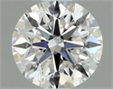 Natural Diamond 0.44 Carats, Round with Excellent Cut, E Color, SI1 Clarity and Certified by GIA