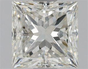 Picture of Natural Diamond 1.02 Carats, Princess with  Cut, J Color, VS1 Clarity and Certified by GIA