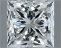 Natural Diamond 1.00 Carats, Princess with  Cut, G Color, IF Clarity and Certified by GIA