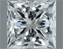 Natural Diamond 1.00 Carats, Princess with  Cut, G Color, IF Clarity and Certified by GIA